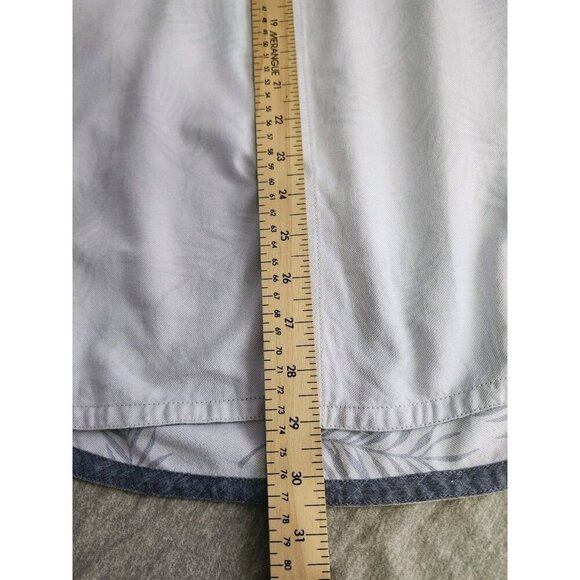 NWT Tommy Bahama Mens Size Large Canyon Beach Flannel Horizon Stripe Shirt NEW - Picture 12 of 13